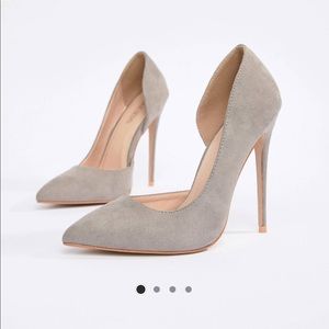 Public Desire Sweet Light Gray Pumps size 8